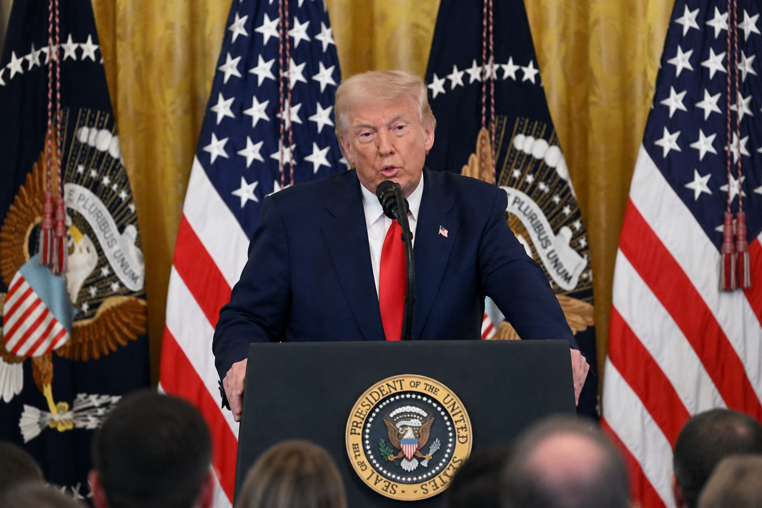 Trump Highlights Supreme Court Ruling as Debate Over Presidential Powers Continues